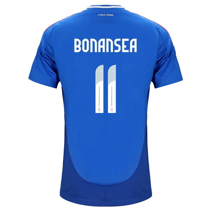Danxen Homem Camisola Itália Barbara Bonansea #11 Azul Principal 24-26 Camisa