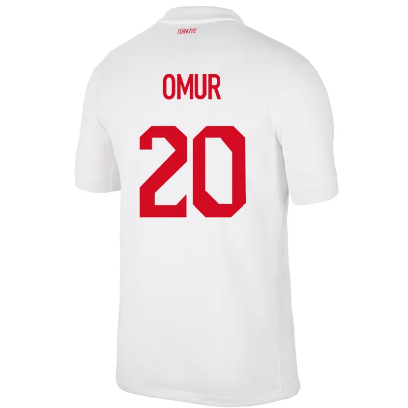 Danxen Homem Camisola Turquia Abdülkadir Ömür #20 Branco Principal 24-26 Camisa