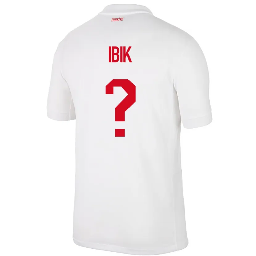 Danxen Homem Camisola Turquia Ada İbik #0 Branco Principal 24-26 Camisa