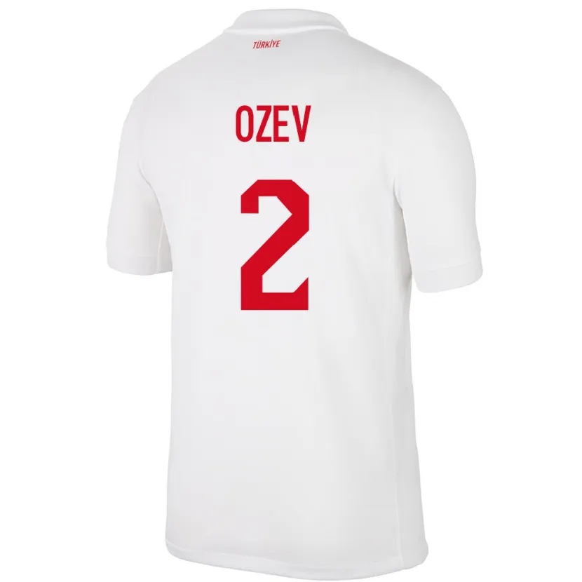 Danxen Homem Camisola Turquia Ümran Özev #2 Branco Principal 24-26 Camisa