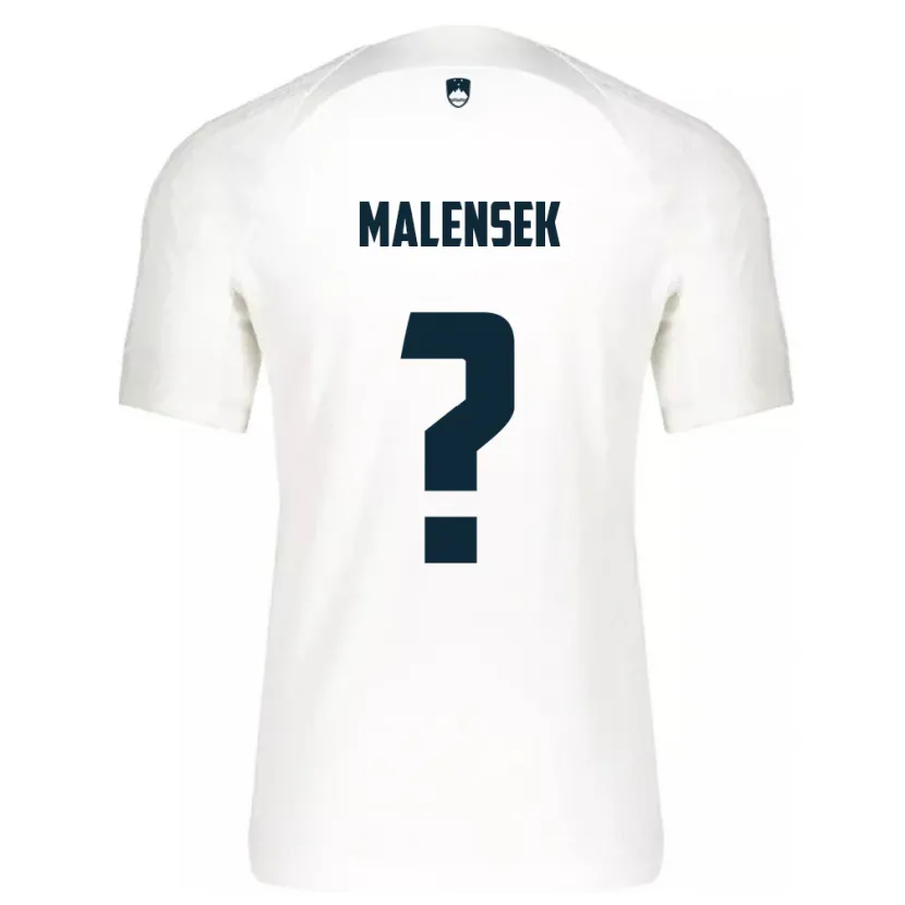 Danxen Homem Camisola Eslovênia Matej Malensek #0 Branco Principal 24-26 Camisa