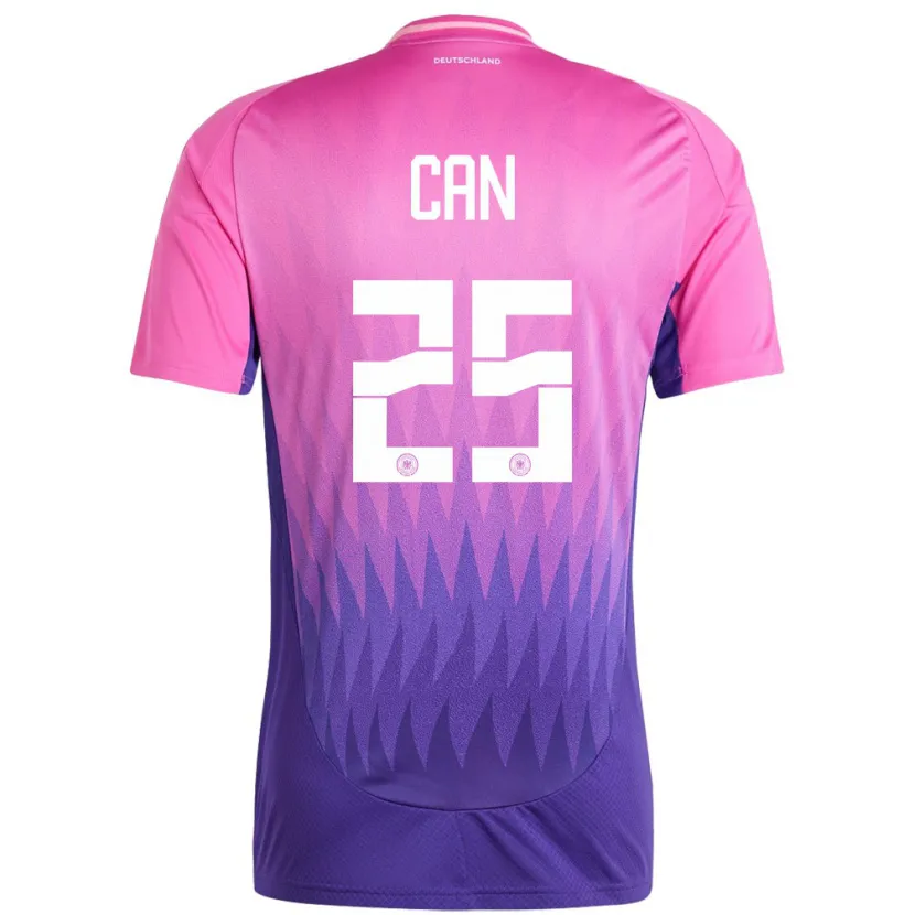 Danxen Homem Camisola Alemanha Emre Can #25 Rosa Roxo Alternativa 24-26 Camisa