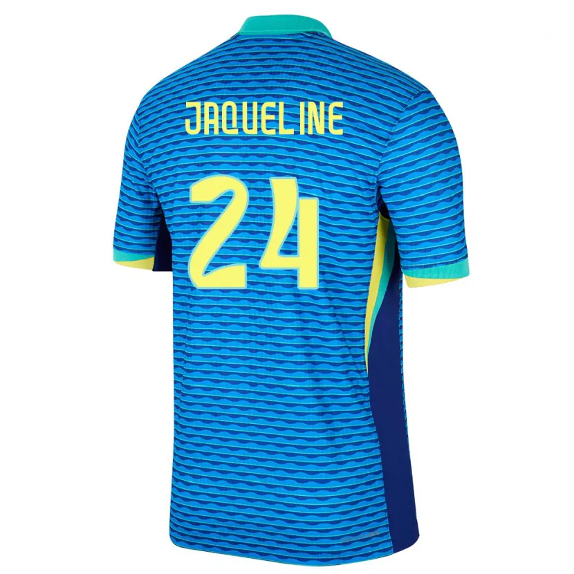 Danxen Homem Camisola Brasil Jaqueline #24 Azul Alternativa 24-26 Camisa