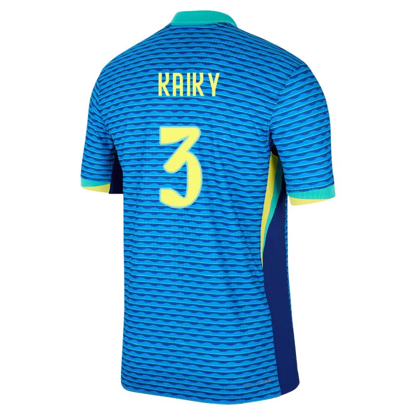 Danxen Homem Camisola Brasil Kaiky #3 Azul Alternativa 24-26 Camisa