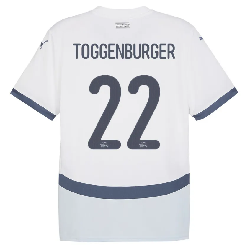 Danxen Homem Camisola Suiça Nando Toggenburger #22 Branco Alternativa 24-26 Camisa