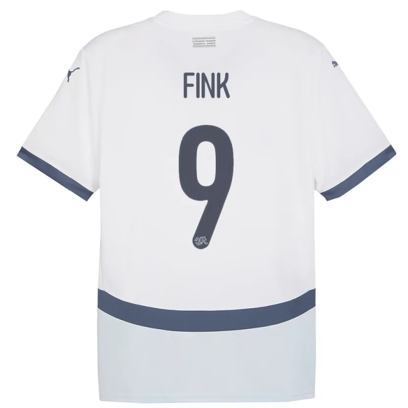 Danxen Homem Camisola Suiça Bradley Fink #9 Branco Alternativa 24-26 Camisa