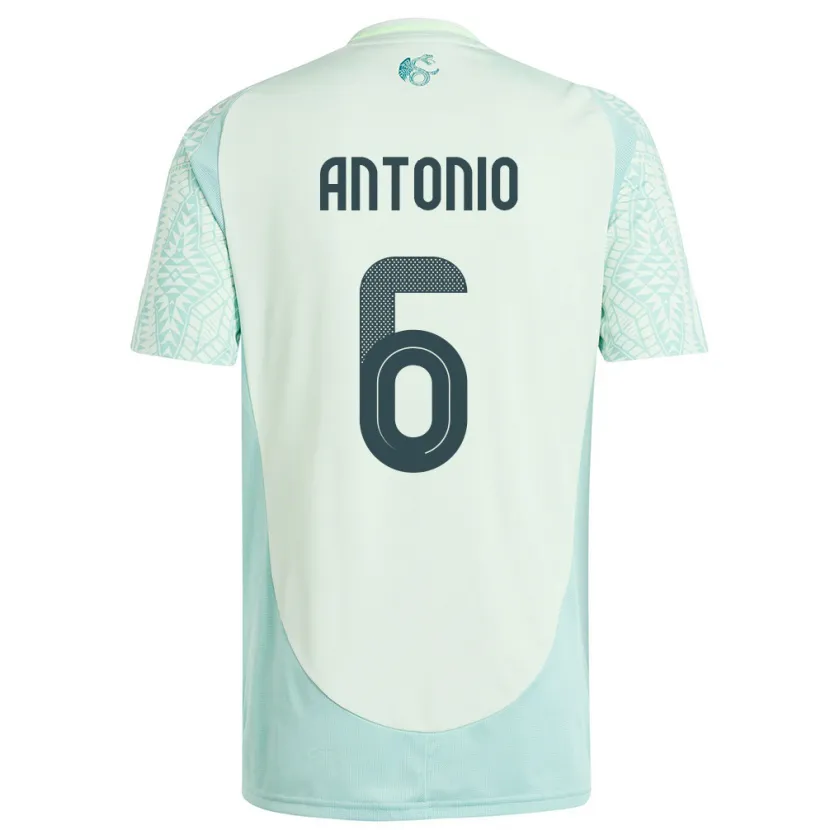 Danxen Homem Camisola México Nancy Antonio #6 Linho Verde Alternativa 24-26 Camisa