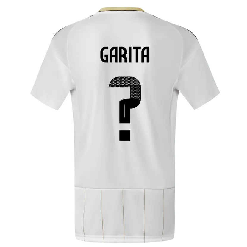 Danxen Homem Camisola Costa Rica Emmanuel Garita #0 Branco Alternativa 24-26 Camisa