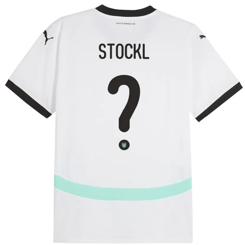 Danxen Homem Camisola Áustria Lars Stöckl #0 Branco Alternativa 24-26 Camisa