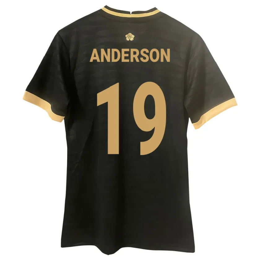 Danxen Homem Camisola Panamá Iván Anderson #19 Preto Alternativa 24-26 Camisa