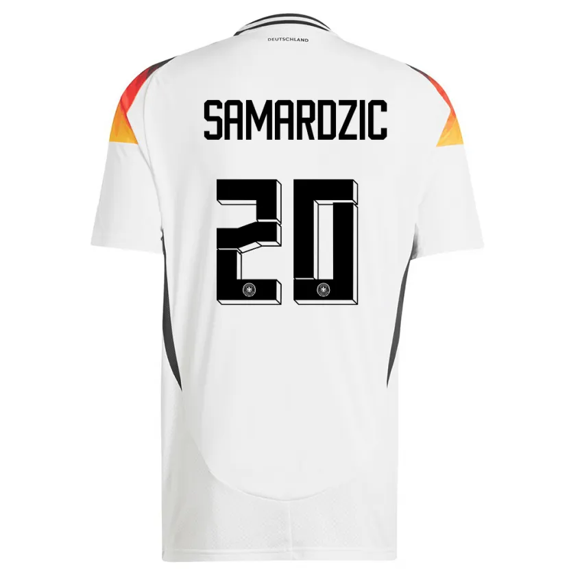 Danxen Mulher Camisola Alemanha Lazar Samardzic #20 Branco Principal 24-26 Camisa