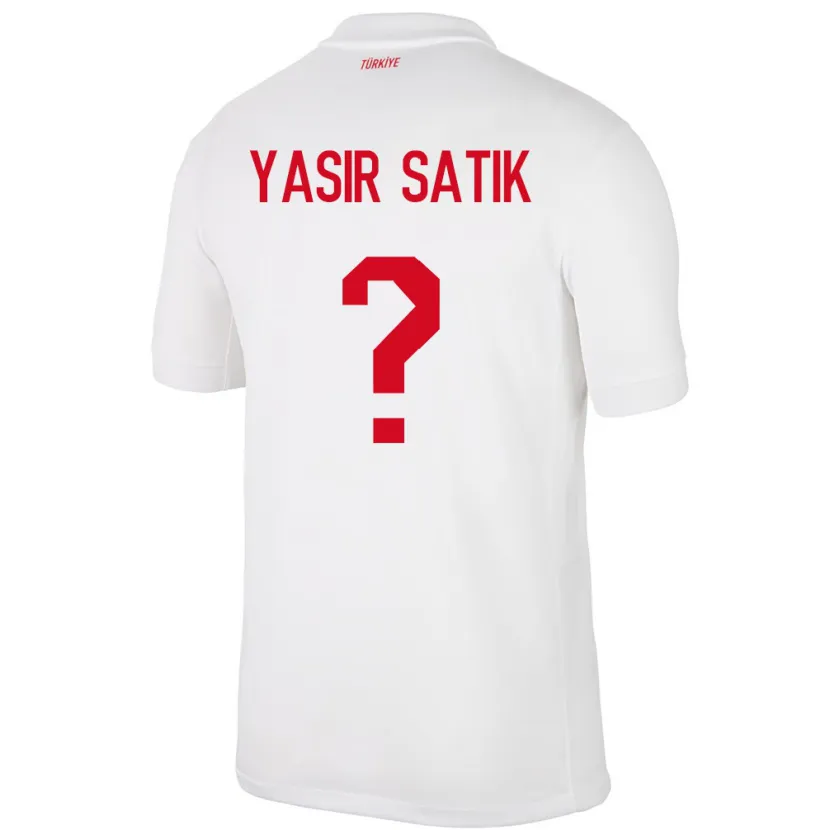 Danxen Mulher Camisola Turquia Üveys Yasir Satık #0 Branco Principal 24-26 Camisa