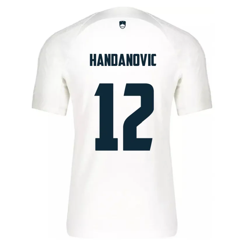 Danxen Mulher Camisola Eslovênia Tanej Handanovic #12 Branco Principal 24-26 Camisa