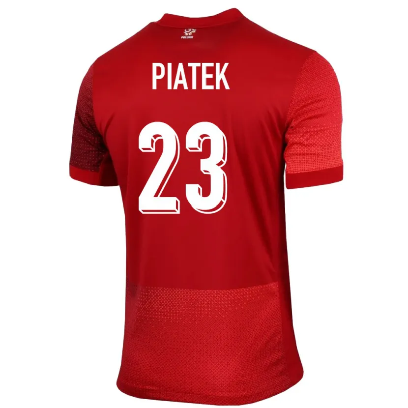 Danxen Mulher Camisola Polónia Krzysztof Piatek #23 Vermelho Alternativa 24-26 Camisa