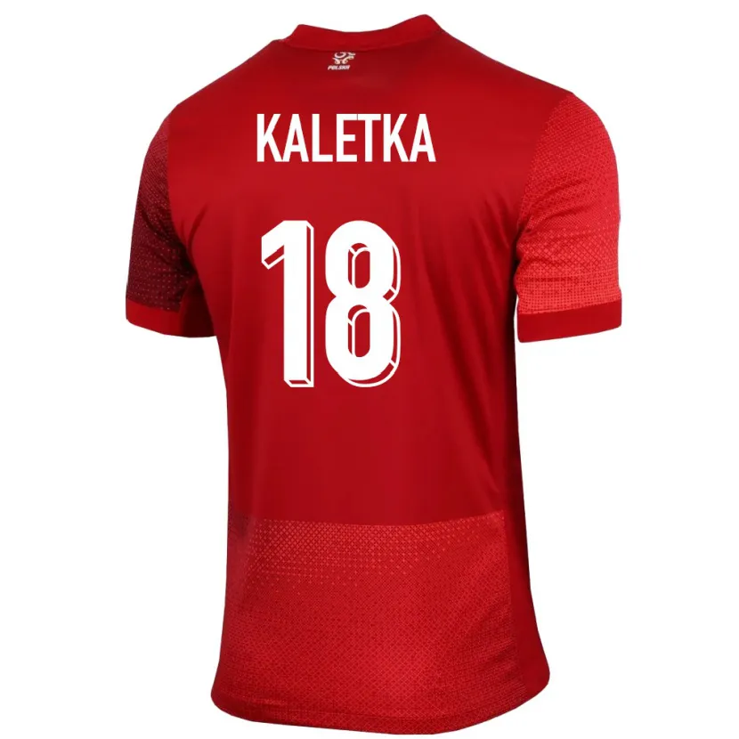 Danxen Mulher Camisola Polónia Nikol Kaletka #18 Vermelho Alternativa 24-26 Camisa
