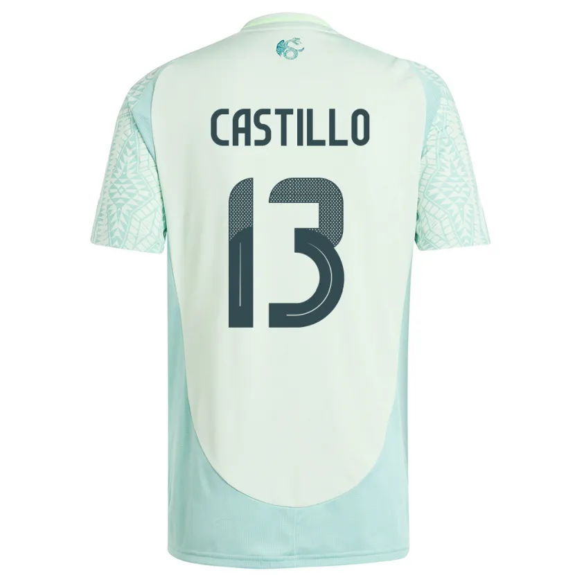 Danxen Mulher Camisola México Jose Castillo #13 Linho Verde Alternativa 24-26 Camisa