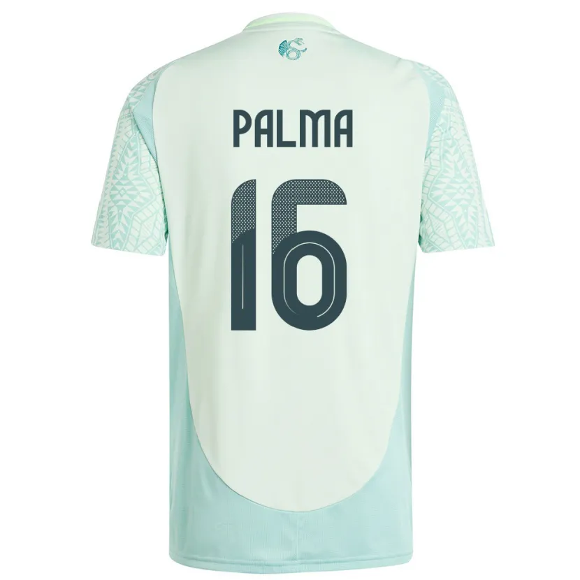 Danxen Mulher Camisola México Rafael Palma #16 Linho Verde Alternativa 24-26 Camisa