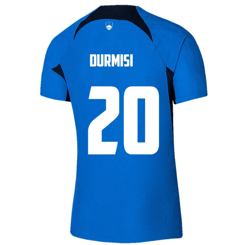 Danxen Mulher Camisola Eslovênia Arman Durmisi #20 Azul Alternativa 24-26 Camisa