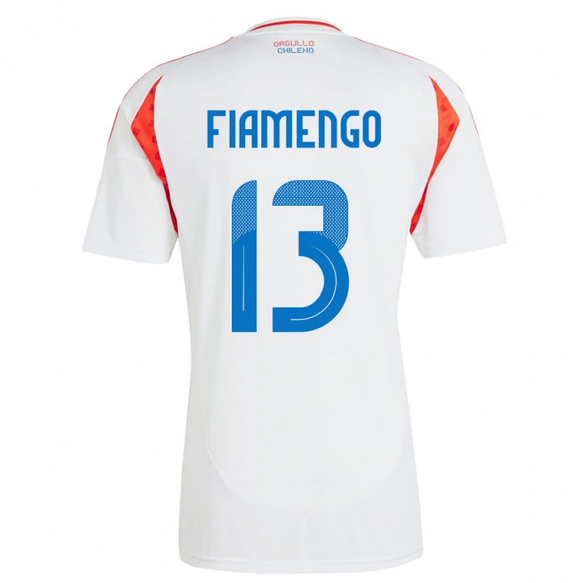 Danxen Mulher Camisola Chile Darko Fiamengo #13 Branco Alternativa 24-26 Camisa