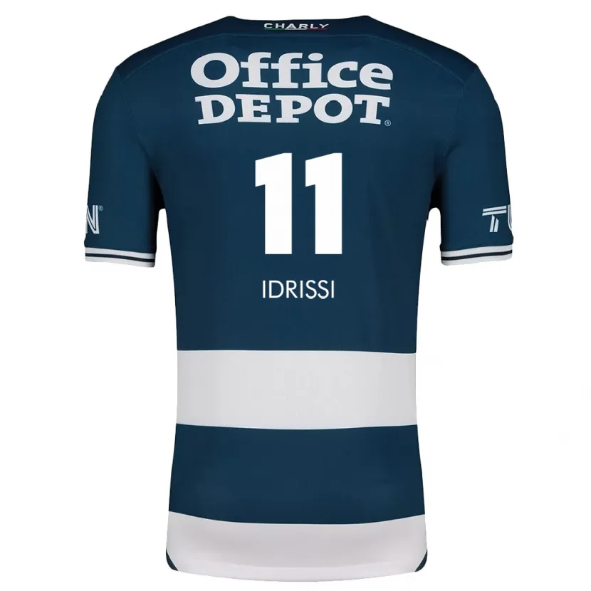 Danxen Criança Camisola Oussama Idrissi #11 Branco Azulado Principal 2024/25 Camisa