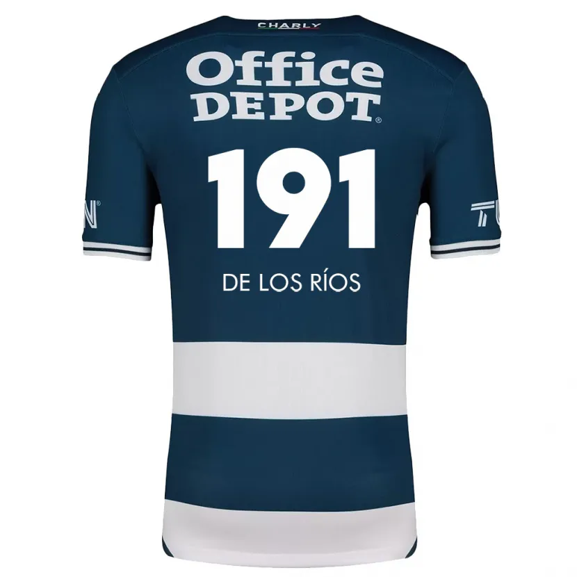 Danxen Criança Camisola Sergio De Los Ríos #191 Branco Azulado Principal 2024/25 Camisa