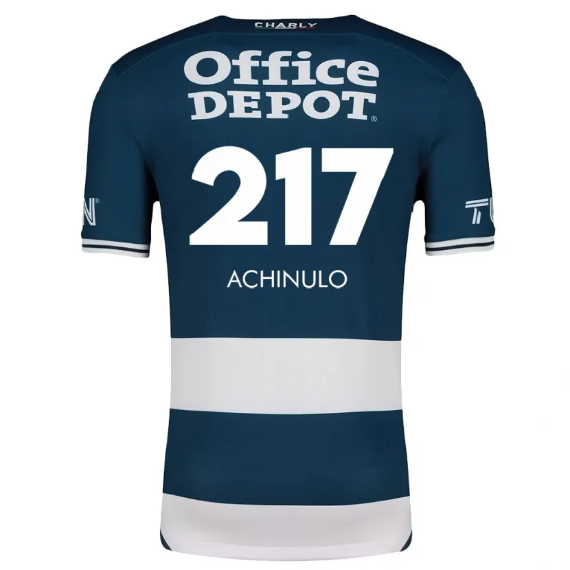 Danxen Criança Camisola Princewill Achinulo #217 Branco Azulado Principal 2024/25 Camisa