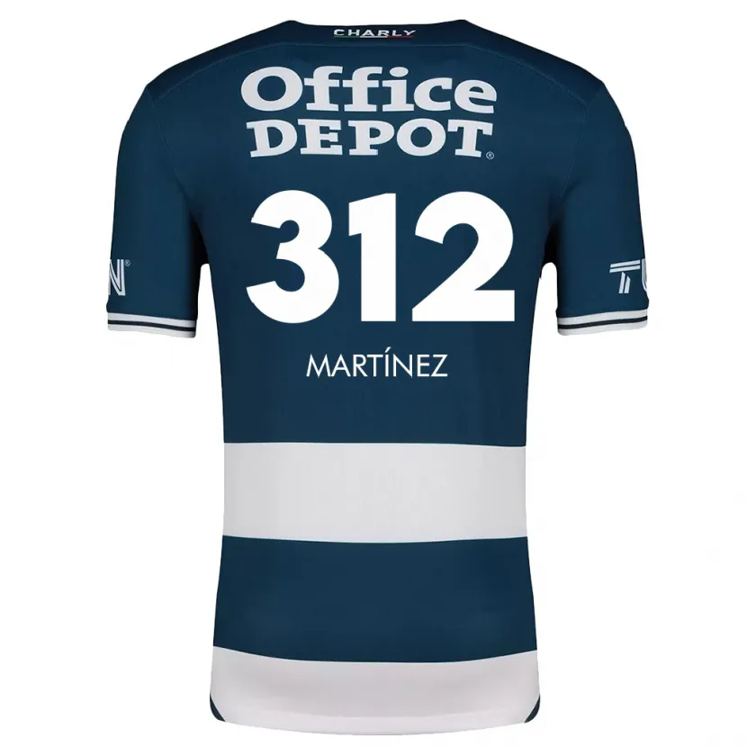 Danxen Criança Camisola Ulises Martínez #312 Branco Azulado Principal 2024/25 Camisa