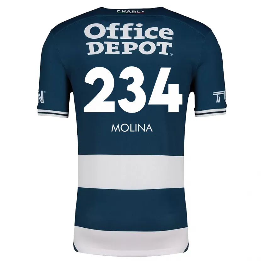 Danxen Criança Camisola Yoshimar Molina #234 Branco Azulado Principal 2024/25 Camisa