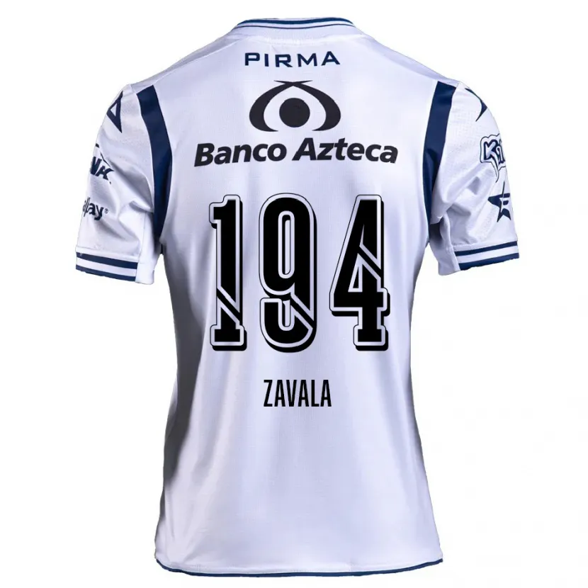 Danxen Criança Camisola Arath Zavala #194 Branco Azul Marinho Principal 2024/25 Camisa