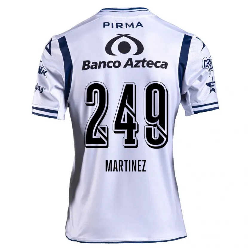 Danxen Criança Camisola Juan Martínez #249 Branco Azul Marinho Principal 2024/25 Camisa