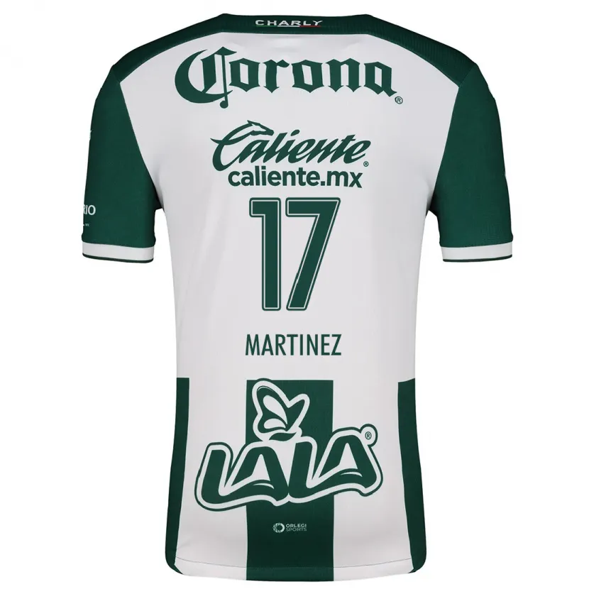 Danxen Criança Camisola Marianne Martínez #17 Verde Branco Principal 2024/25 Camisa