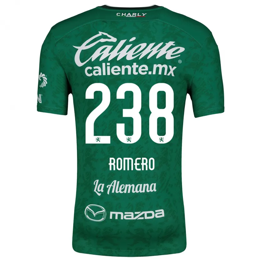 Danxen Criança Camisola Paulo Romero #238 Verde Branco Principal 2024/25 Camisa