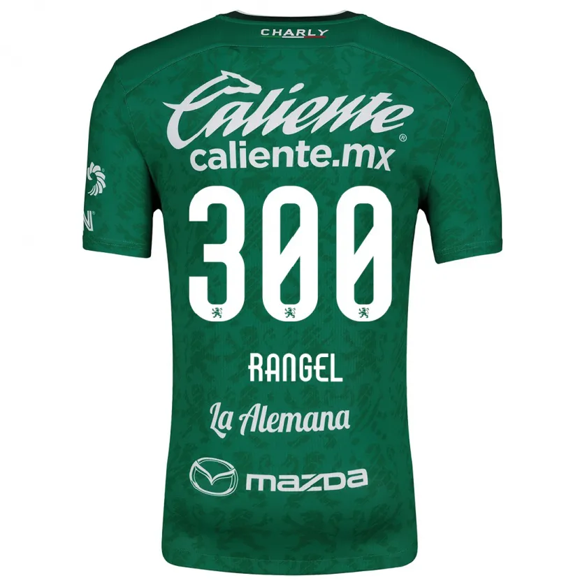 Danxen Criança Camisola Luis Rangel #300 Verde Branco Principal 2024/25 Camisa