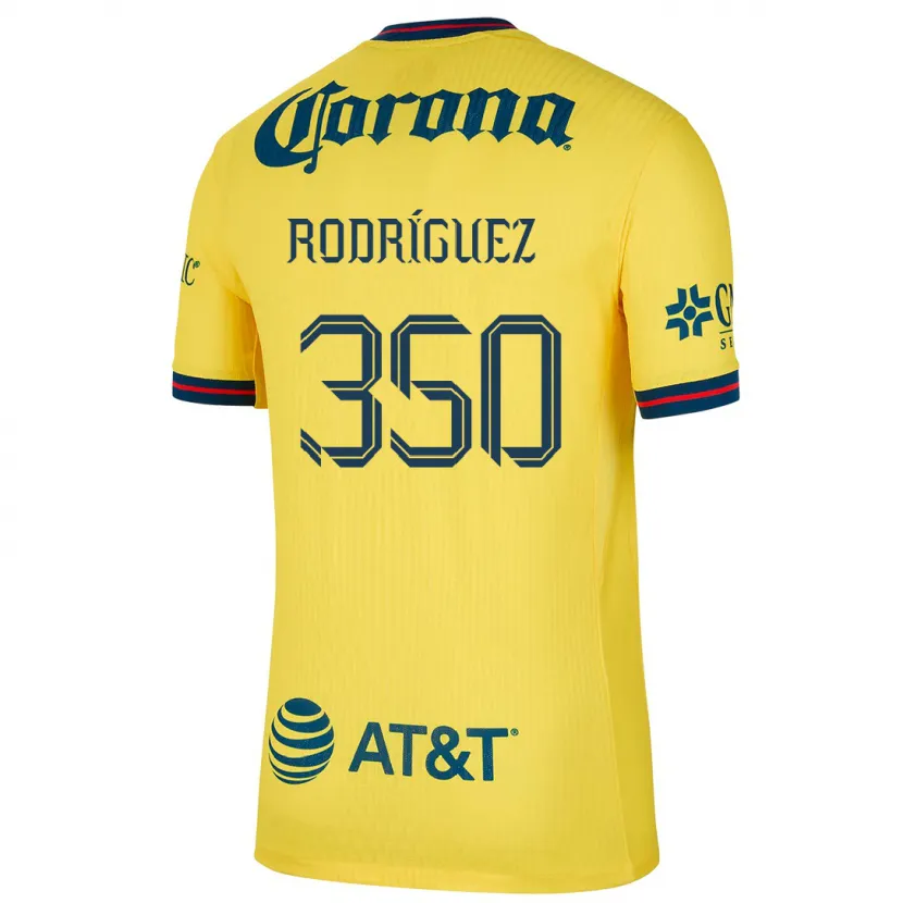 Danxen Criança Camisola Ángel Rodríguez #350 Amarelo Azul Principal 2024/25 Camisa