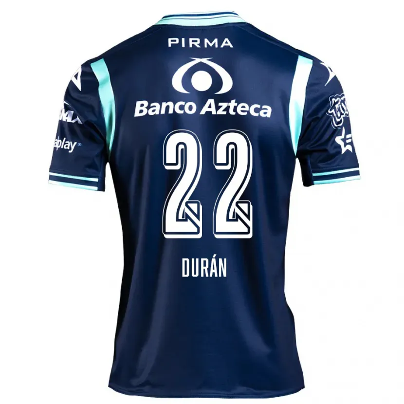 Danxen Criança Camisola Rafael Durán #22 Azul-Marinho Alternativa 2024/25 Camisa