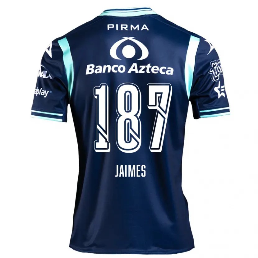 Danxen Criança Camisola Tristhan Jaimes #187 Azul-Marinho Alternativa 2024/25 Camisa