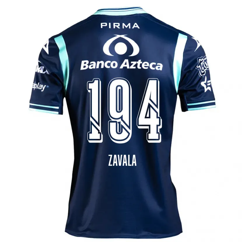 Danxen Criança Camisola Arath Zavala #194 Azul-Marinho Alternativa 2024/25 Camisa