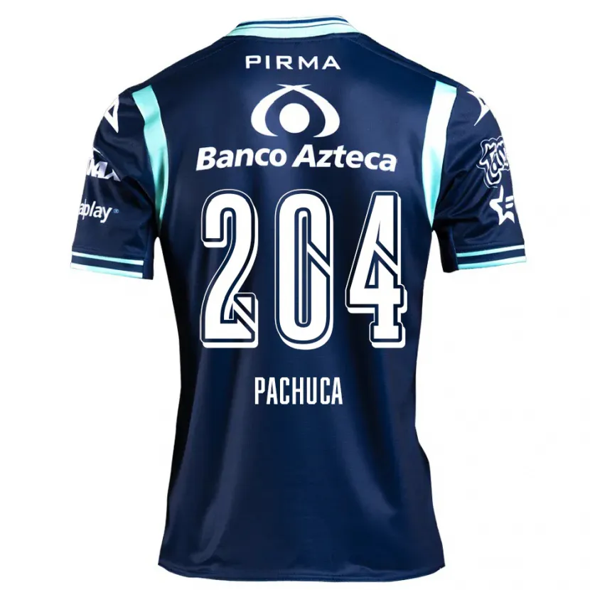 Danxen Criança Camisola José Pachuca #204 Azul-Marinho Alternativa 2024/25 Camisa