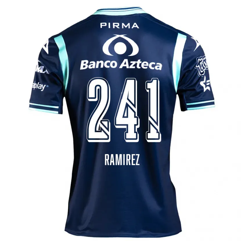 Danxen Criança Camisola Eduardo Ramírez #241 Azul-Marinho Alternativa 2024/25 Camisa