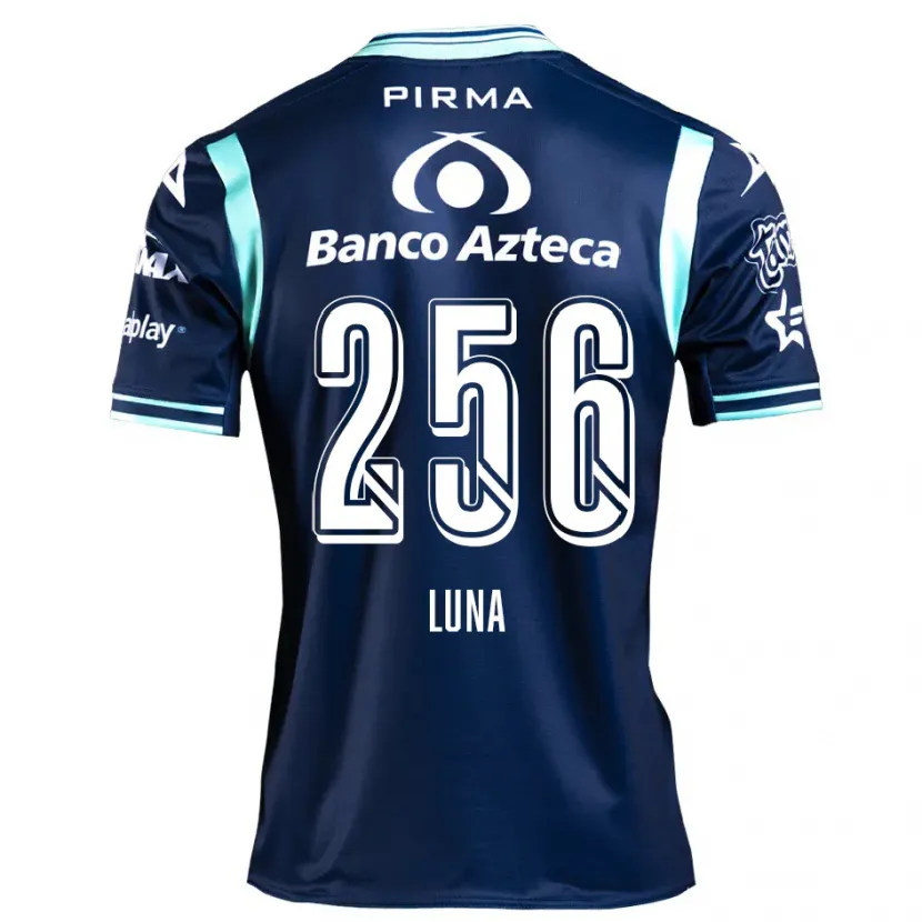 Danxen Criança Camisola Ángel Luna #256 Azul-Marinho Alternativa 2024/25 Camisa