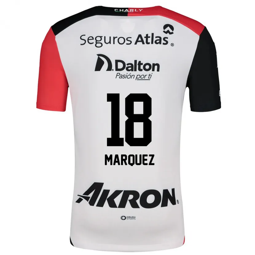 Danxen Criança Camisola Jeremy Márquez #18 Branco Vermelho Preto Alternativa 2024/25 Camisa