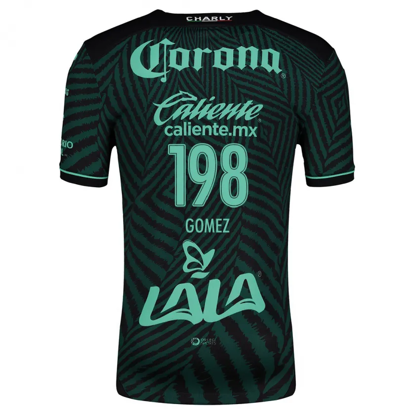 Danxen Criança Camisola Isaác Gómez #198 Preto Verde Alternativa 2024/25 Camisa