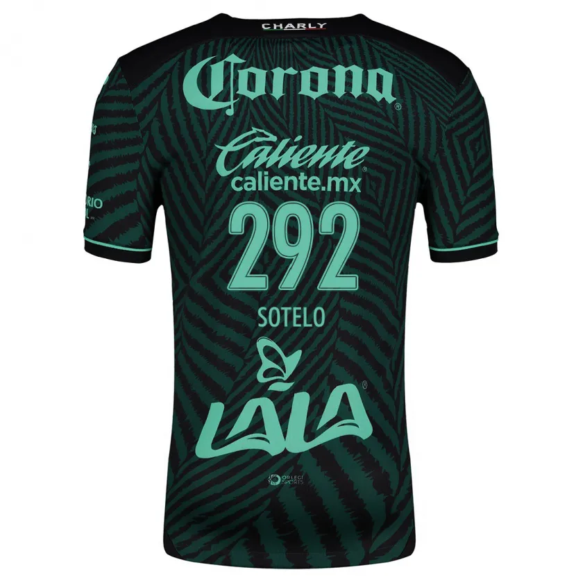 Danxen Criança Camisola José Sotelo #292 Preto Verde Alternativa 2024/25 Camisa