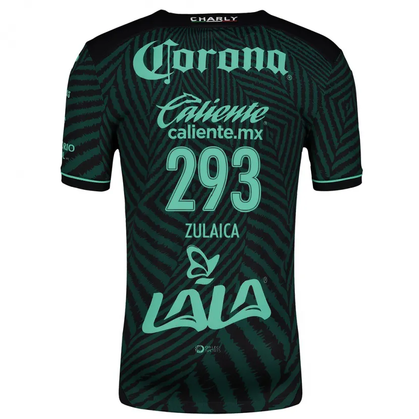 Danxen Criança Camisola José Zulaica #293 Preto Verde Alternativa 2024/25 Camisa