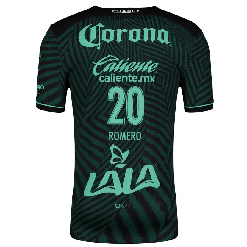 Danxen Criança Camisola Lia Romero #20 Preto Verde Alternativa 2024/25 Camisa