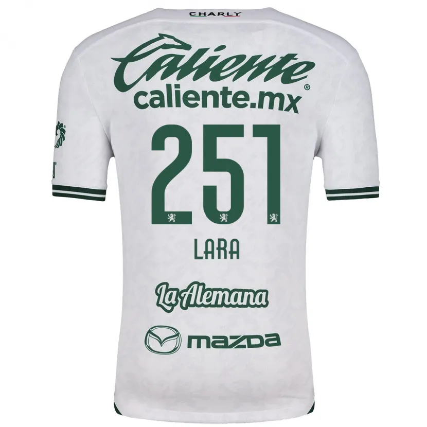 Danxen Criança Camisola Tristán Lara #251 Branco Verde Alternativa 2024/25 Camisa