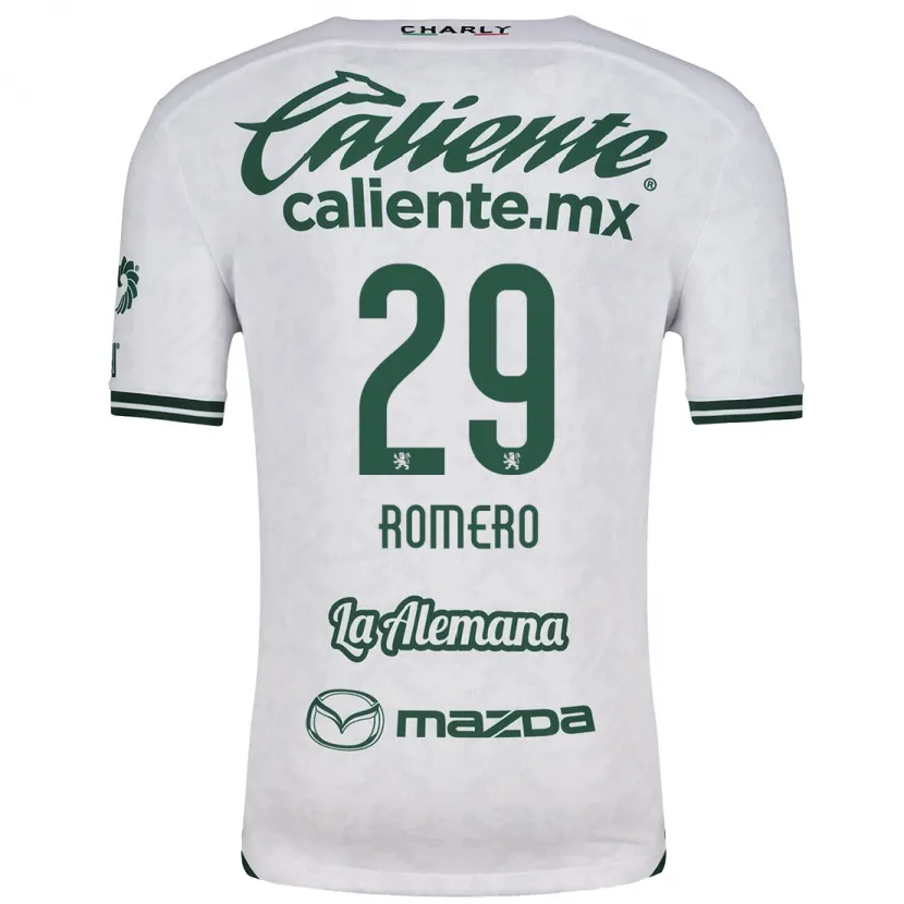 Danxen Criança Camisola Lucas Romero #29 Branco Verde Alternativa 2024/25 Camisa