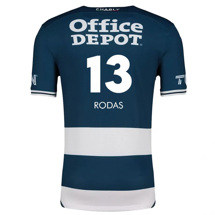 Danxen Homem Camisola Carlos Rodas #13 Branco Azulado Principal 2024/25 Camisa
