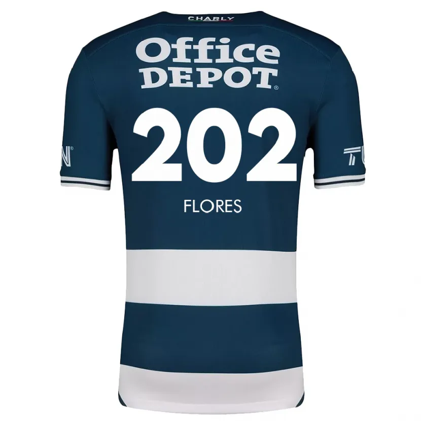 Danxen Homem Camisola Luis Flores #202 Branco Azulado Principal 2024/25 Camisa