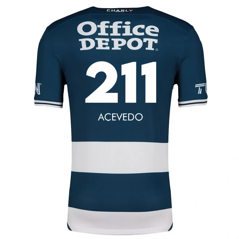 Danxen Homem Camisola Gerardo Acevedo #211 Branco Azulado Principal 2024/25 Camisa